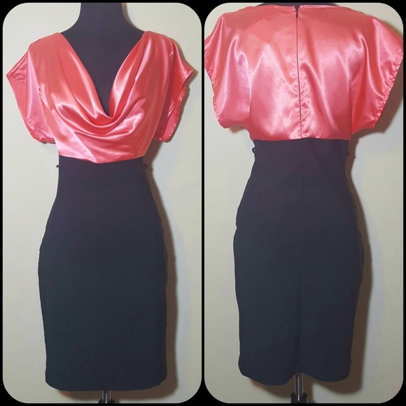 Dots Dresses & Skirts - Women's cowl neck dress